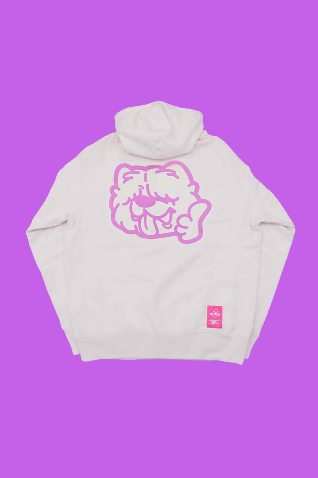 a.d.g. face hoodie  chow chow -チャウチャウ-