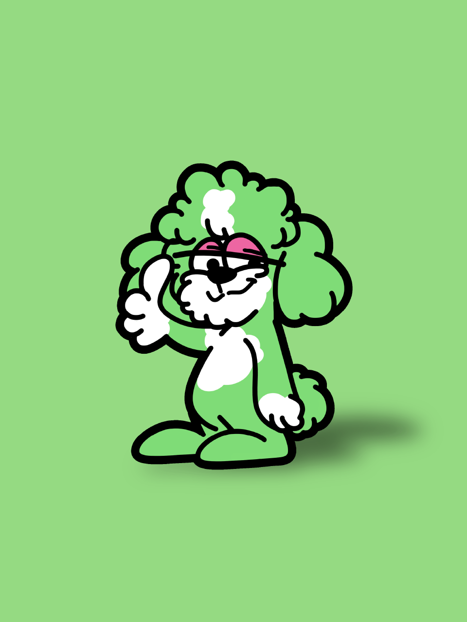 ALL DAY GOOD. Tee Toy Poodle -トイプードル-