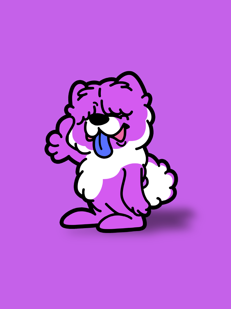 ALL DAY GOOD. tee  chow chow -チャウチャウ-