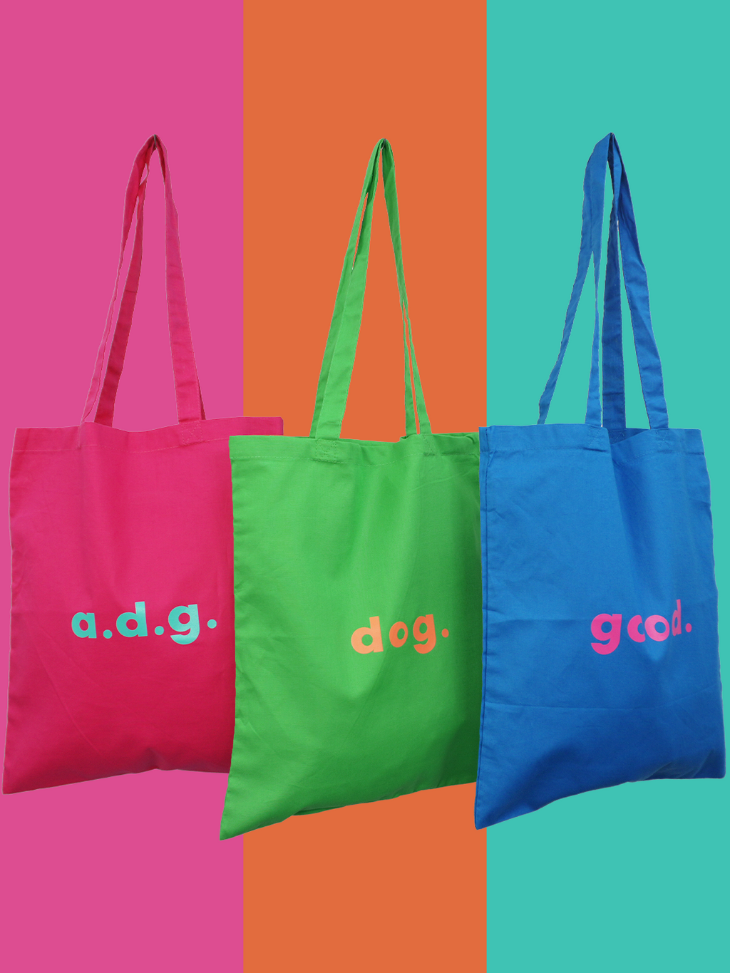 a.d.g. 3color tote bag