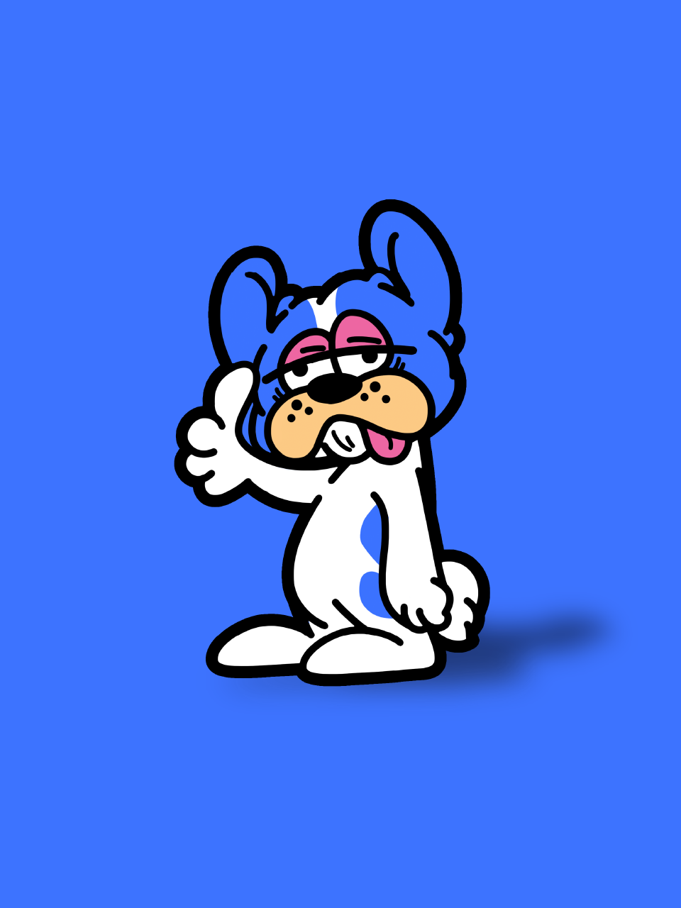 ALL DAY GOOD. Tee French bulldog-フレンチブルドッグ-