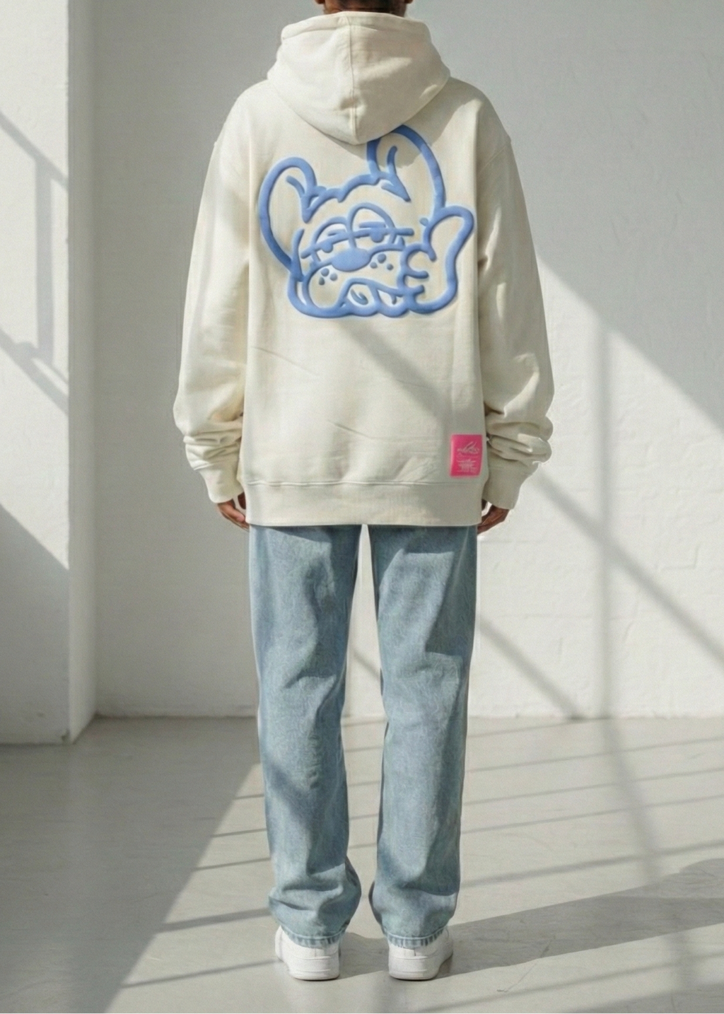 a.d.g. face Hoodie Shiba Inu -柴犬-