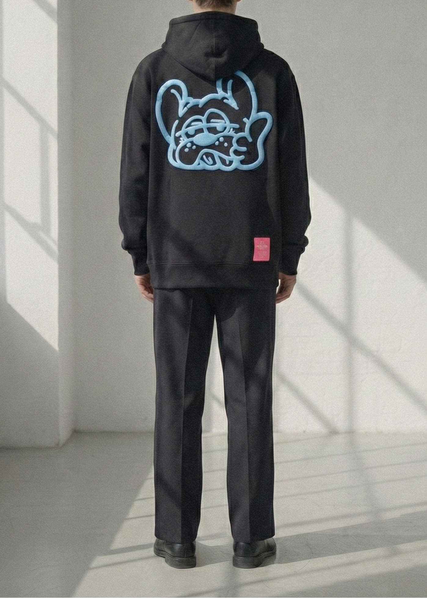 a.d.g. face Hoodie Shiba Inu -柴犬-