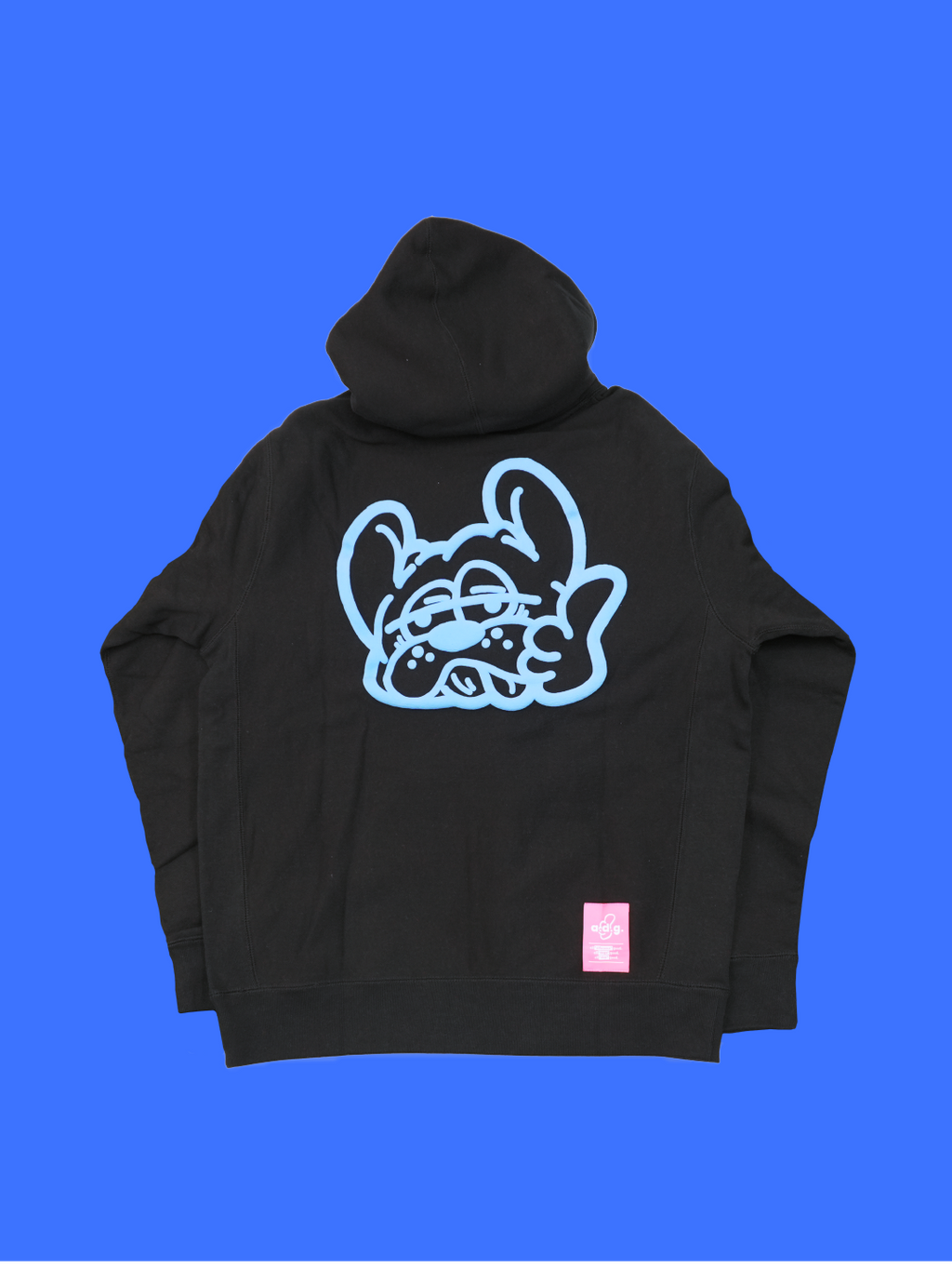 adg face Hoodie French Bulldog -French Bulldog-