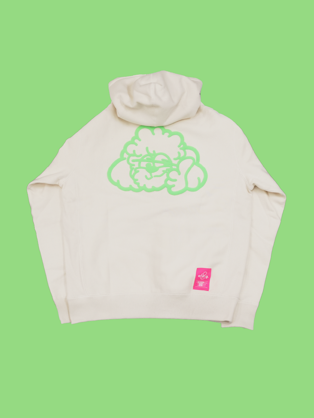 a.d.g. face Hoodie Toy Poodle -トイプードル-
