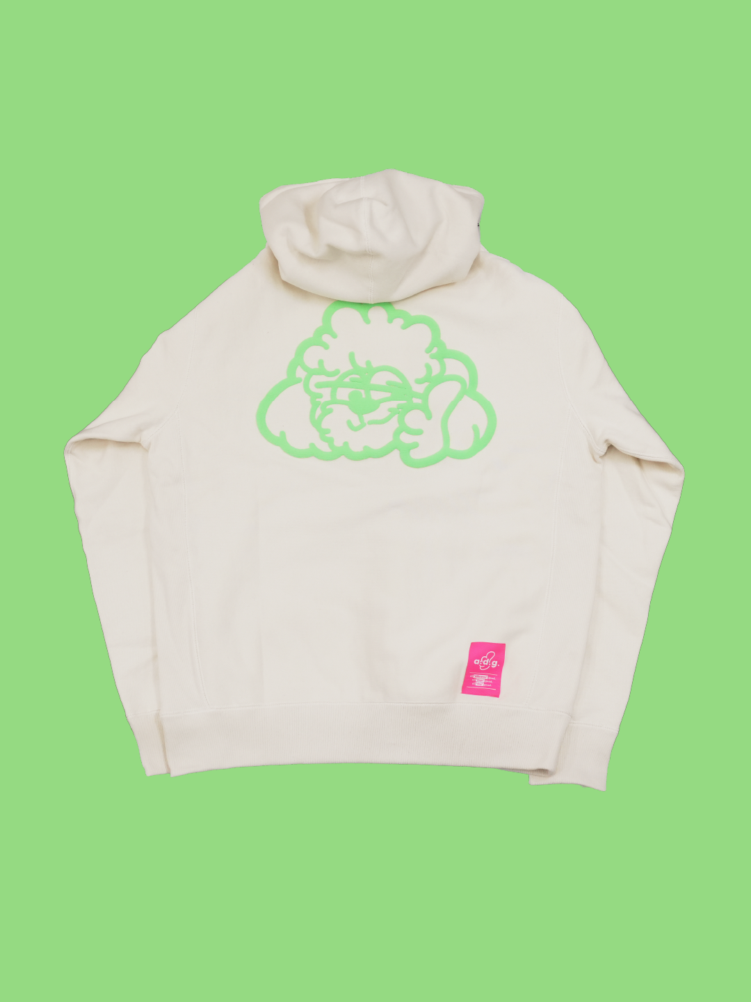 a.d.g. face Hoodie Toy Poodle -トイプードル-