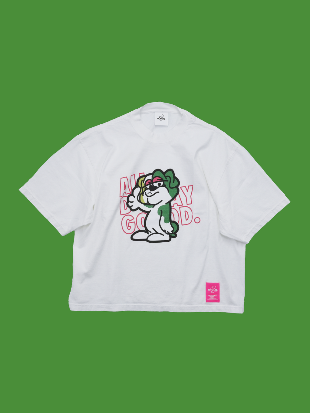 ALL DAY GOOD. Tee English Bulldog