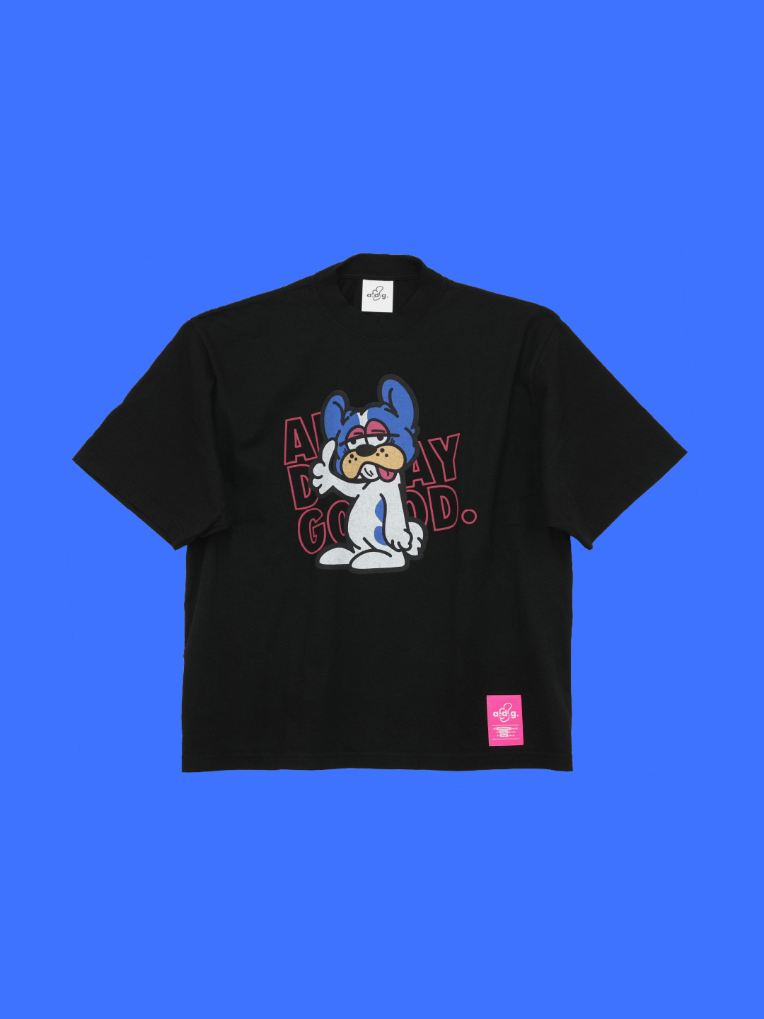 ALL DAY GOOD. Tee French bulldog-フレンチブルドッグ-
