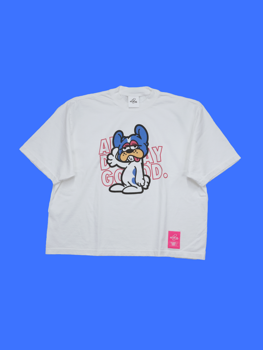 ALL DAY GOOD. Tee French bulldog-フレンチブルドッグ-