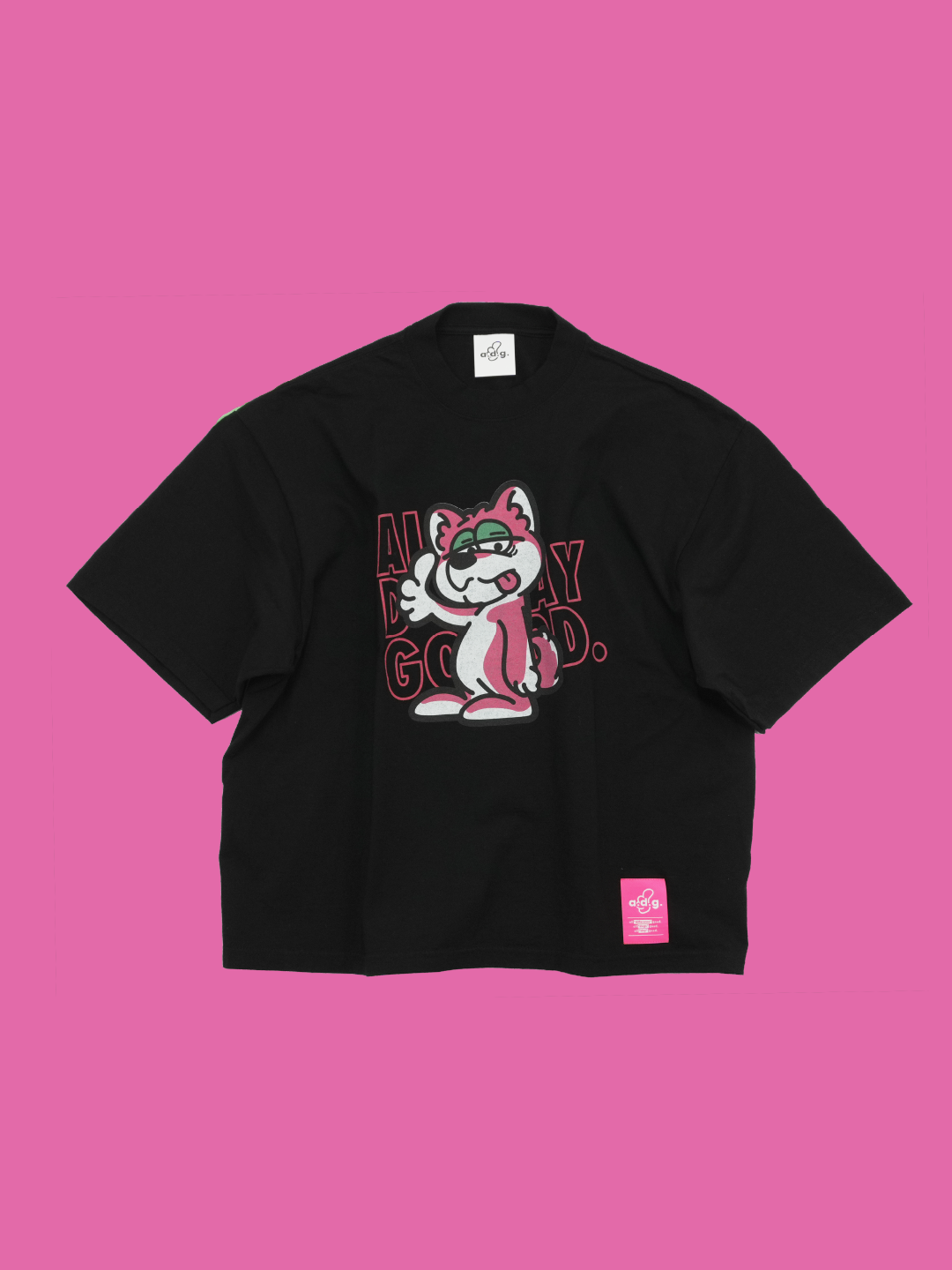 ALL DAY GOOD. Tee Shiba Inu-柴犬-