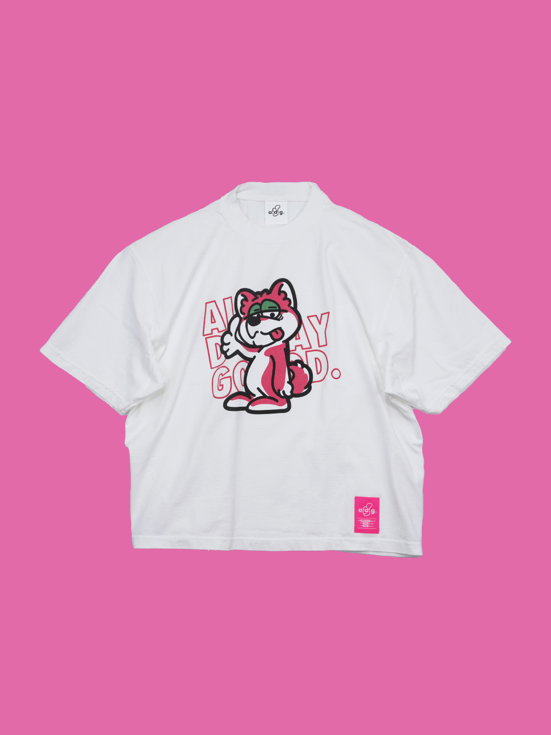 ALL DAY GOOD. Tee Shiba Inu-柴犬-